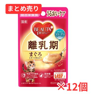 【賞味期限2027年4月30日】ビューティープロ キャット パウチ 離乳期 30g×12個まとめ売り