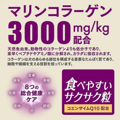 【無償・送料のみ】【賞味期限2027年3月31日】ビューティープロ ドッグ パウダフル 10歳以上 ビーフ味チーズ味パウダー付き 1.656kg×6個