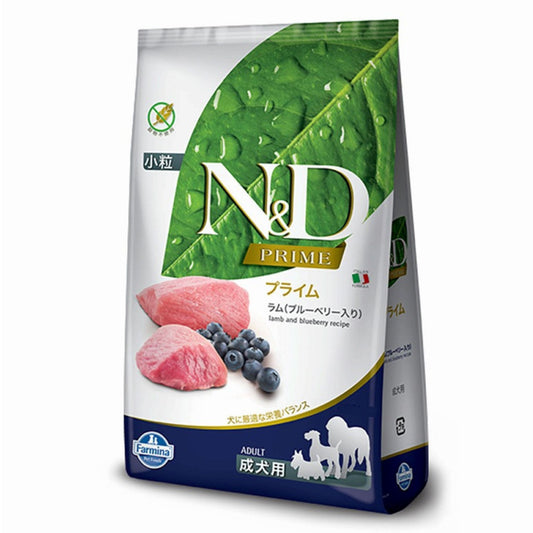 【賞味期限2026年11月19日】N＆D プライム ラム ブルーベリー入り 成犬用 800g